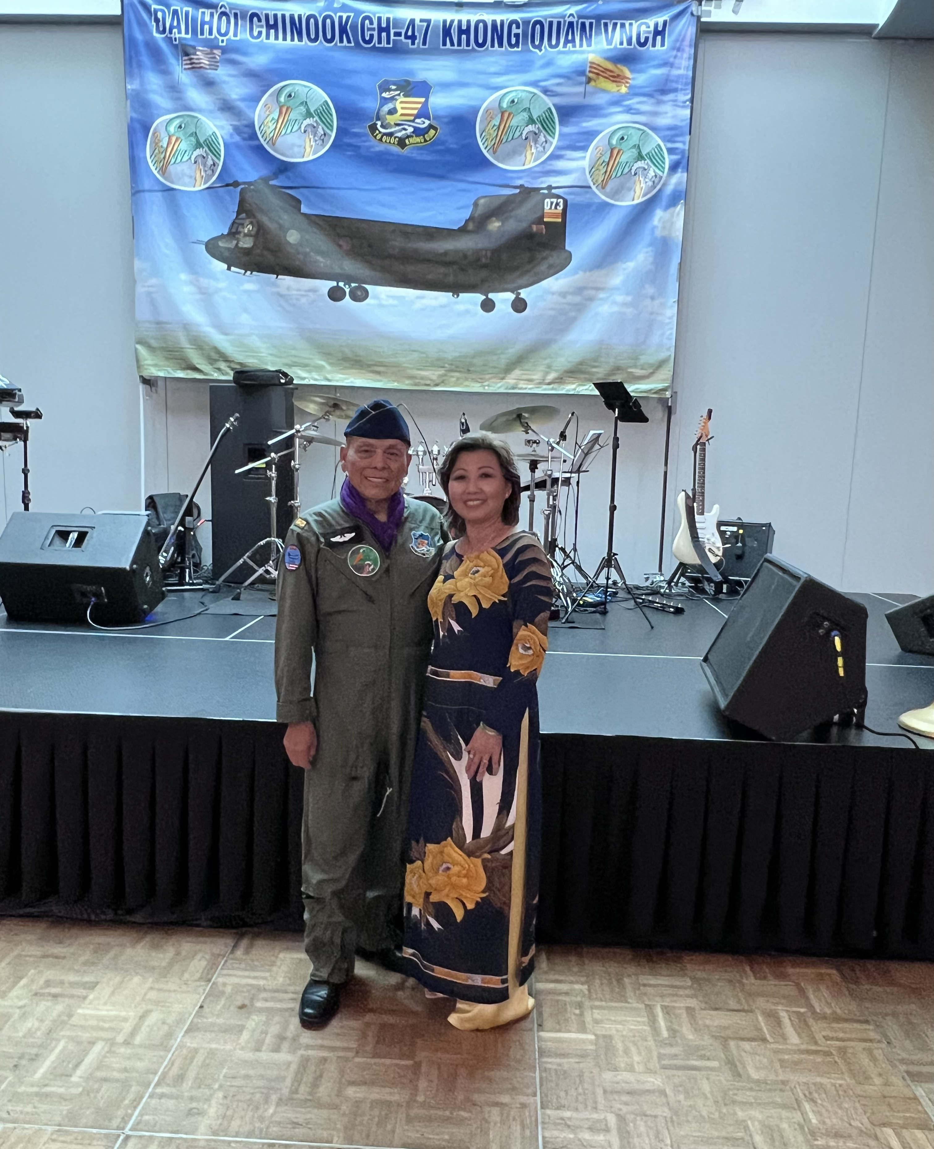 Lu Chuong and his wife, 2024