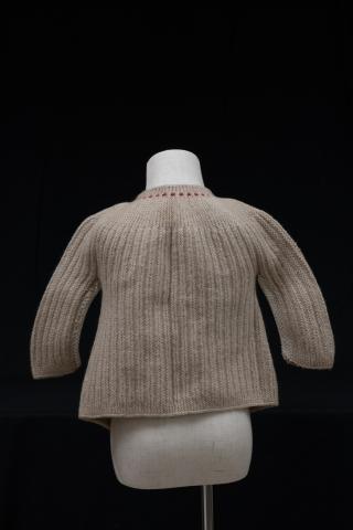 Wool sweater, back