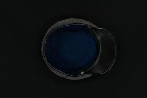 Black children's cap, inside