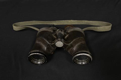Military binoculars, top front