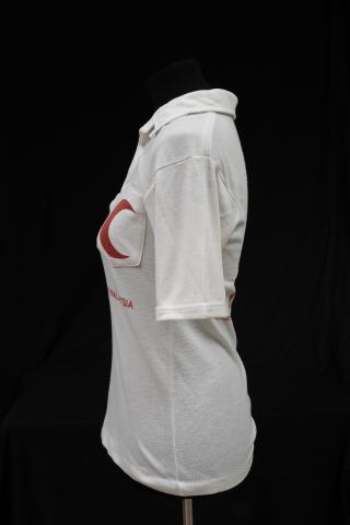 Red Crescent shirt, left side