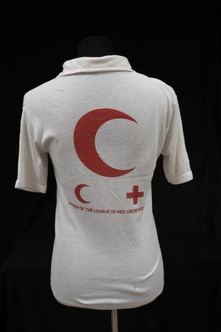 Red Crescent shirt, back
