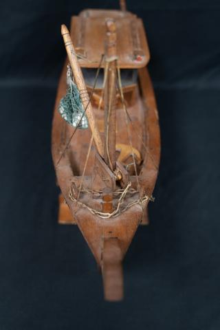 Boat model, top view
