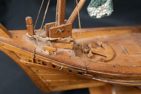 Boat model, anchor