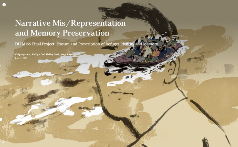 Screenshot of 2025 Group 1 virtual exhibit