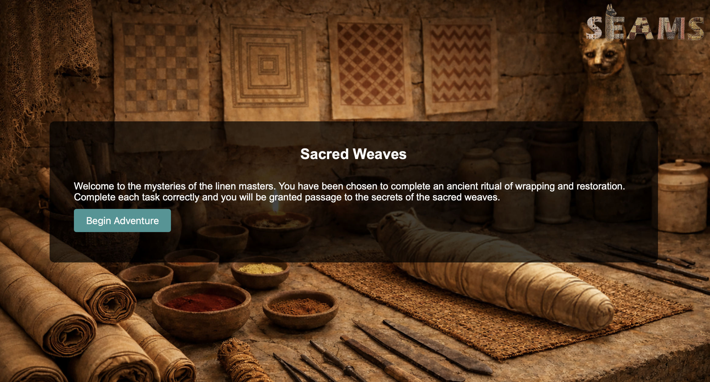 sacred weaves game screenshot